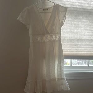 White flowy altard state dress!